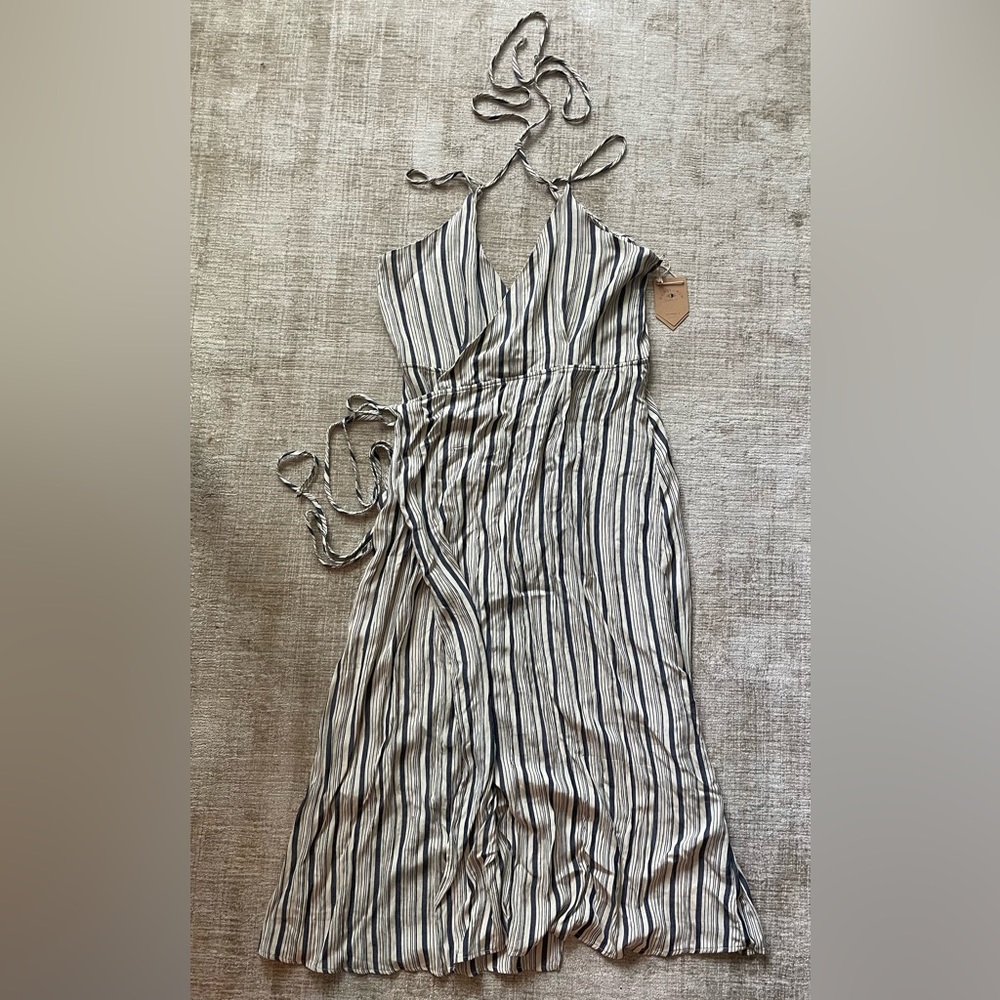 Maxi Wrap Spaghetti Strap Sundress